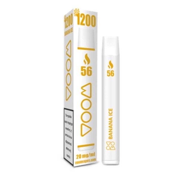 VOOM #1200 56 Banana Ice - 2% nicotine - 1 single unit