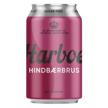 Harboe Hindbærbrus Sugar Free 24x0.33 L - 24 x 0,33 L