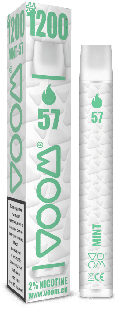 VOOM #1200 57 Fresh Mint - 2% nicotine - 1 single unit