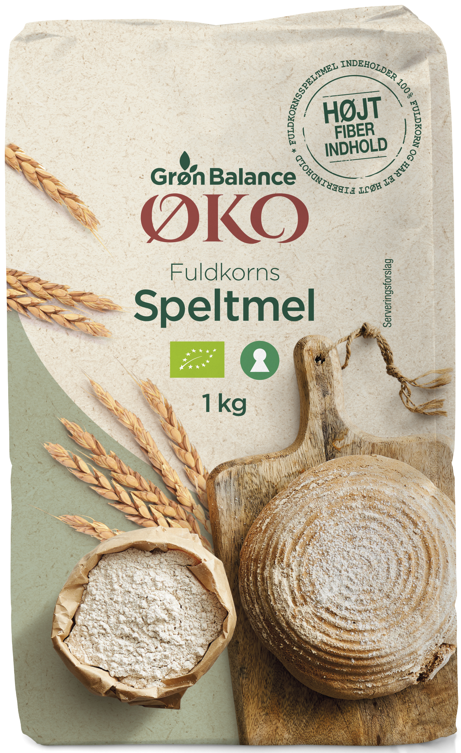 FARINE DE GRAINS ENTIERS GB ECO 1 KG - 1 kg