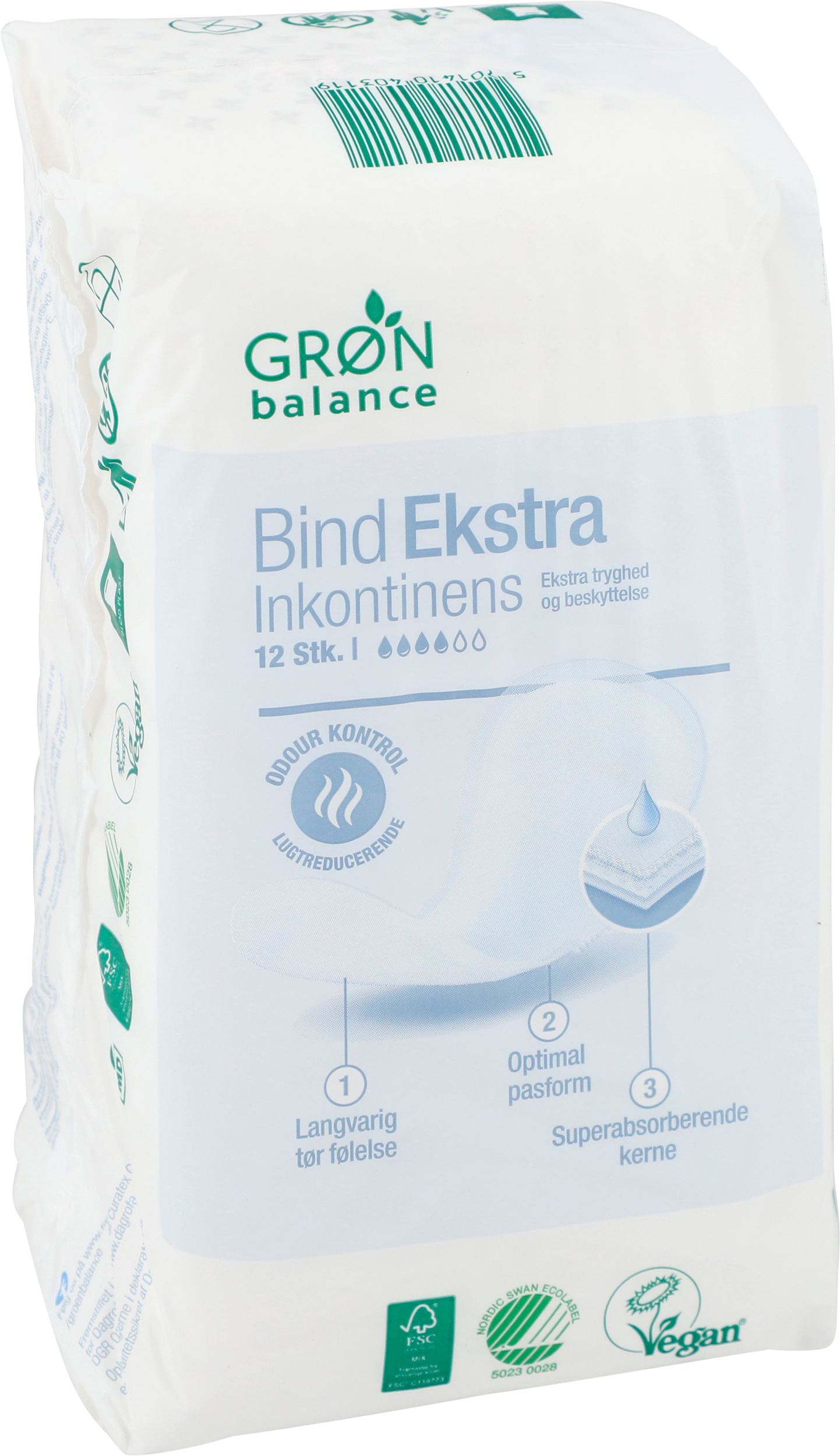 GB INCON.BIND EXT UNISEXE 12 PIÈCES