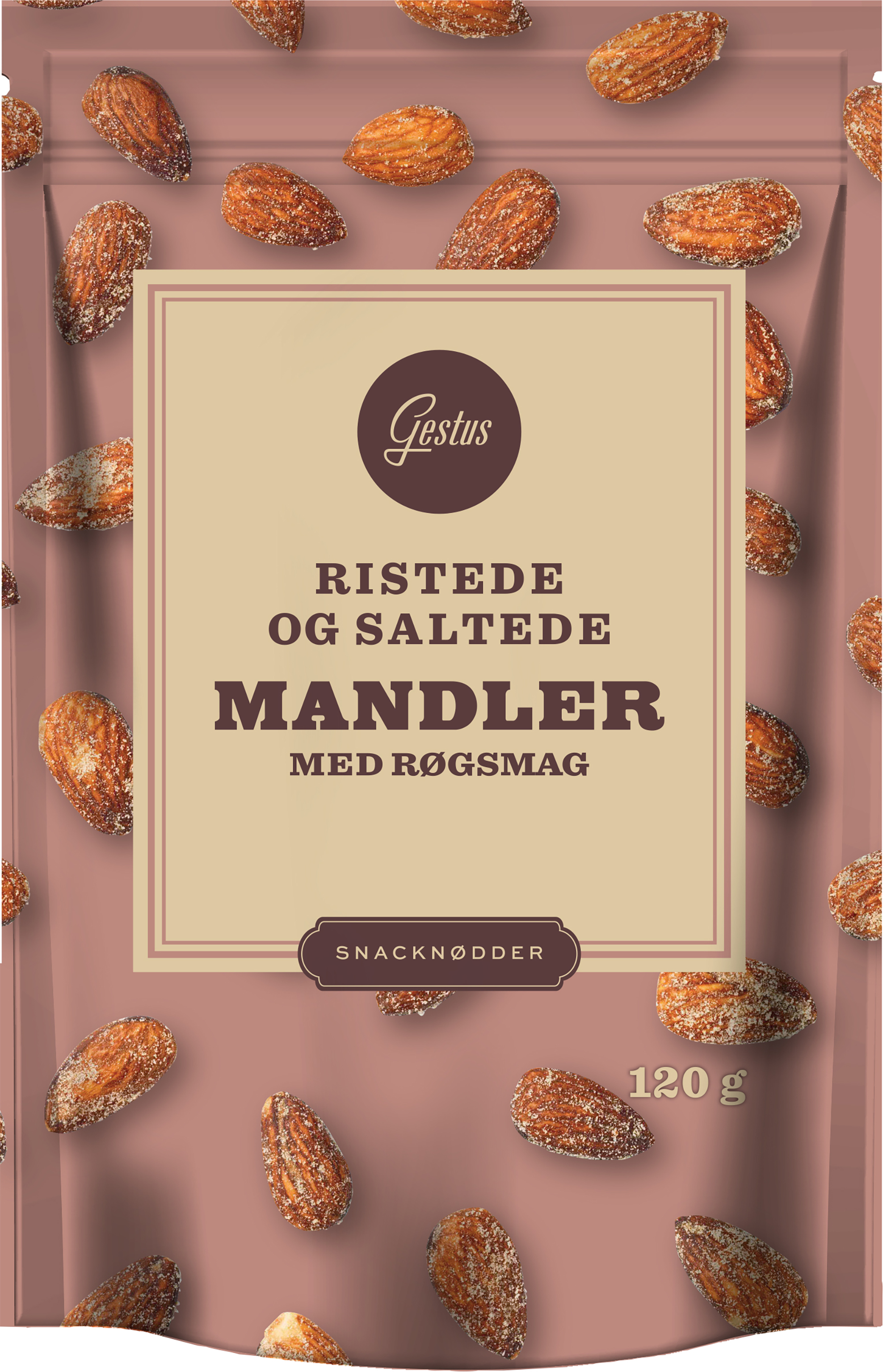 GESTUS AMANDES FUMÉES/SEL 120 G - 120 g