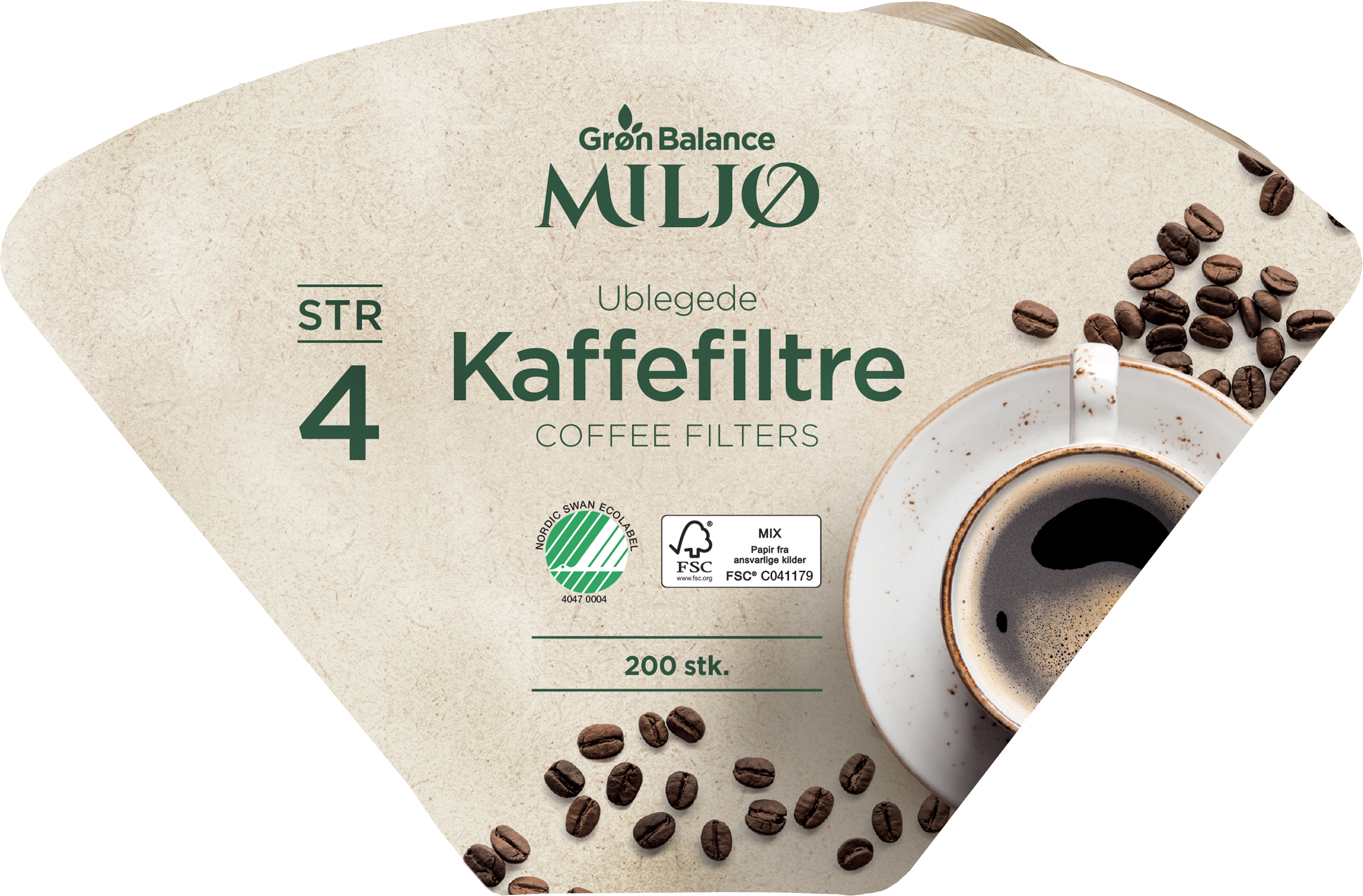 GB FILTRE À CAFÉ BRUN NO. 4 200 PCS