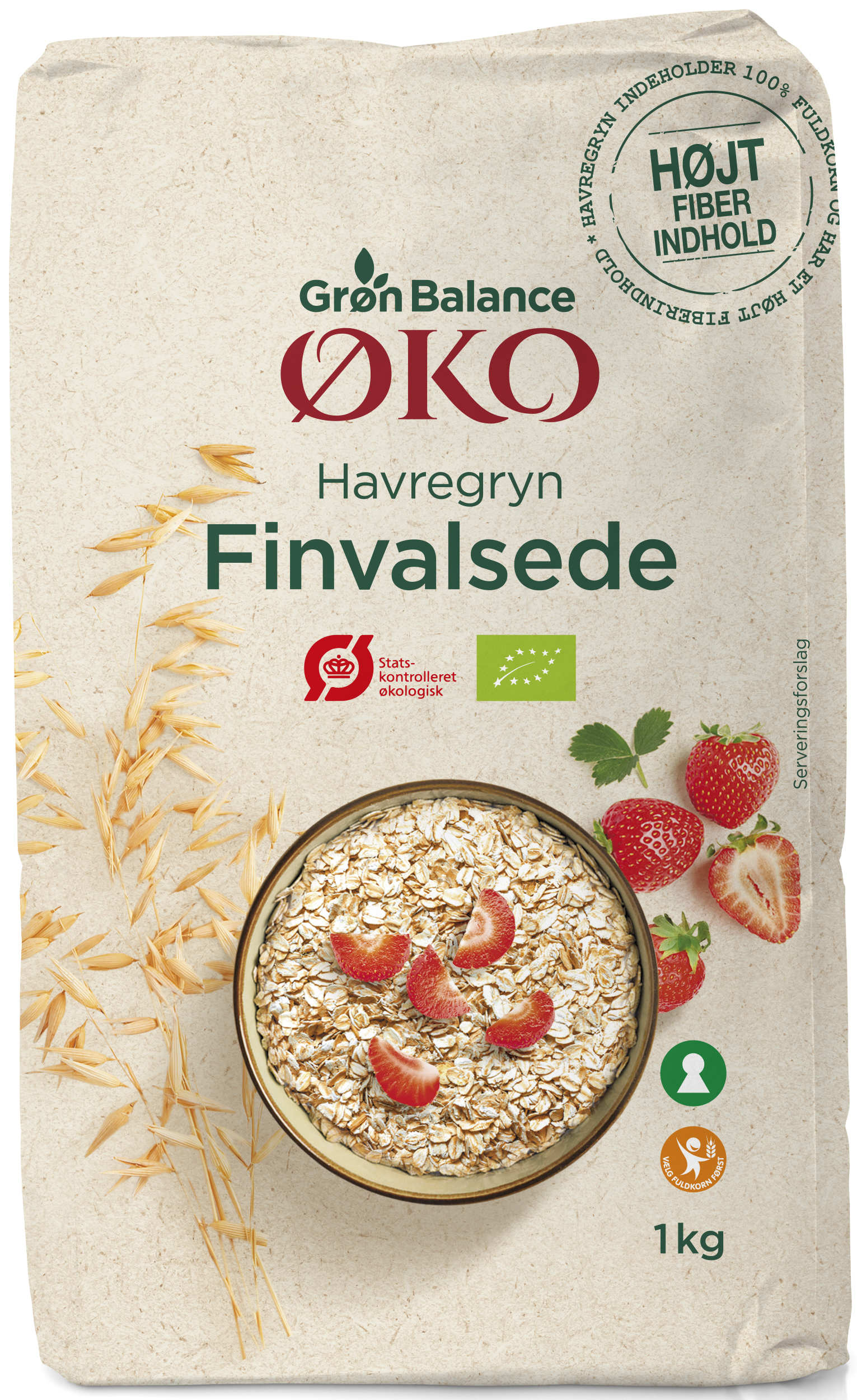 GB GRAINS D'AVOINE FINS ROULÉS ECO 1 KG