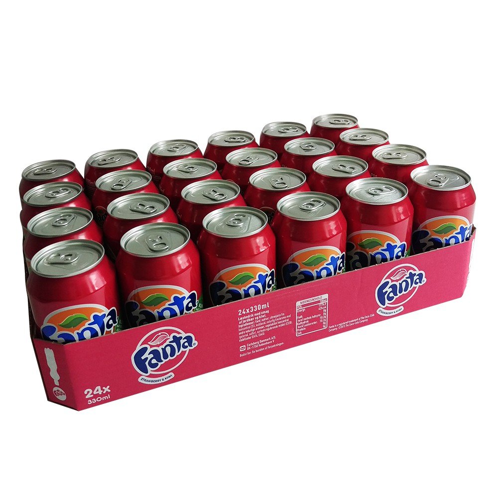 Fanta Strawberry & Kiwi 24x330ml - 24 x 0,33 L