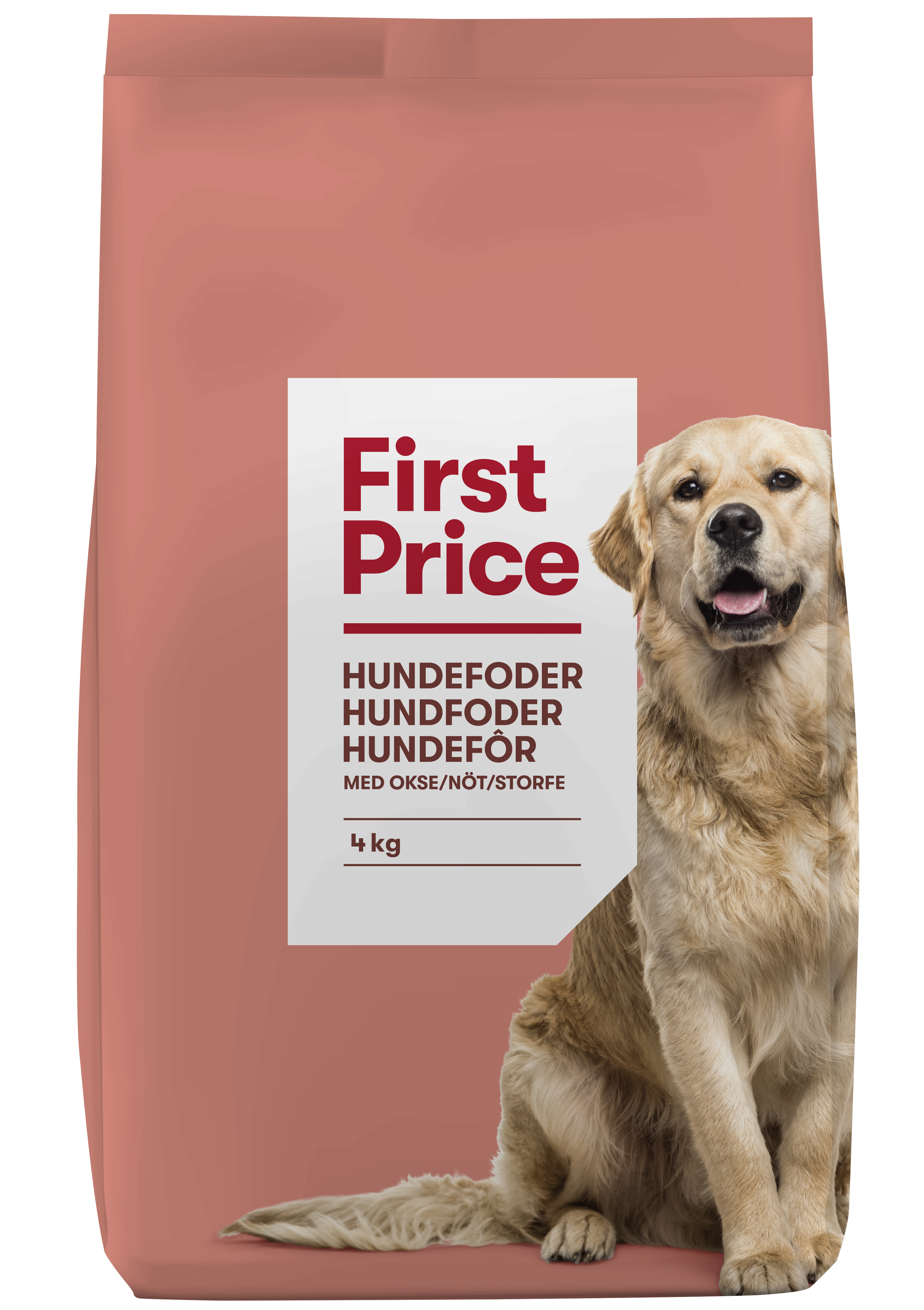 BŒUF POUR CHIEN PREMIER PRIX 4 KG - 4 kg