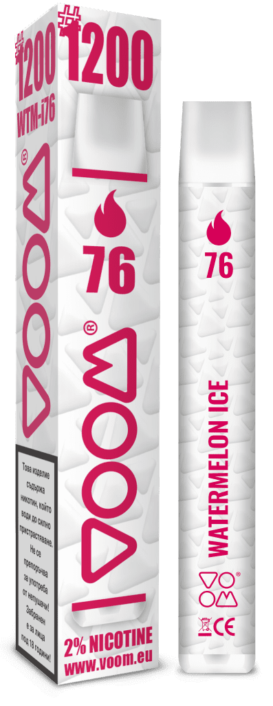 VOOM #1200 76 Watermelon Ice - 2% nicotine - 1 cartouche (10x20)