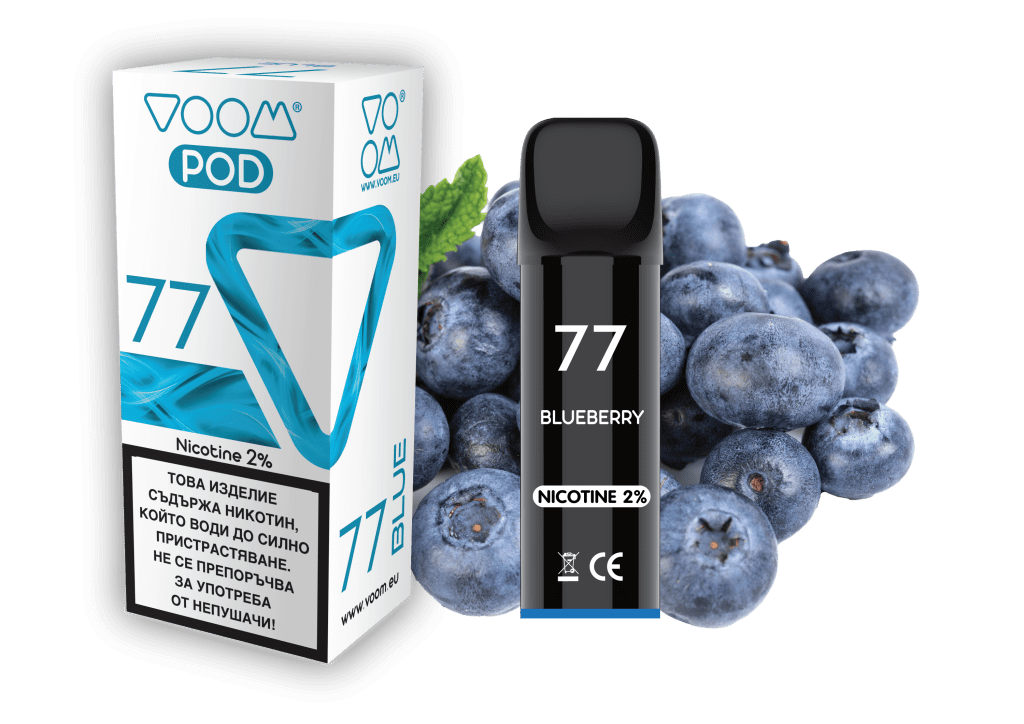 VOOM POD 77 Blueberry 2 ml - 2% nicotine - 1 single unit