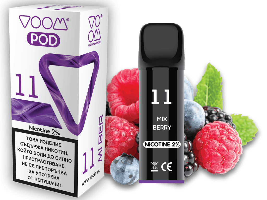 VOOM POD 11 Mix Berry 2 ml - 2% nicotine - 1 single unit