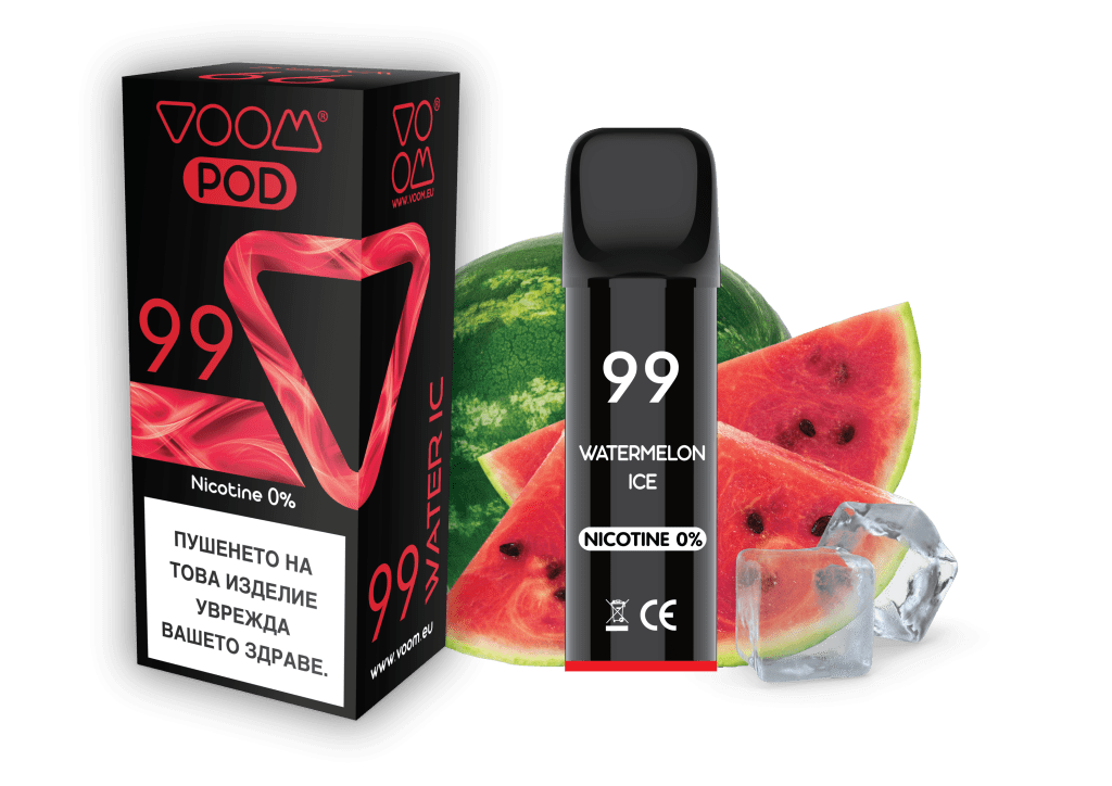 VOOM POD 99 Watermelon Ice 2 ml - 0% nicotine - 1 single unit