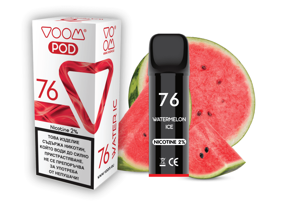 VOOM POD 76 Watermelon Ice 2 ml - 2% nicotine - 1 single unit