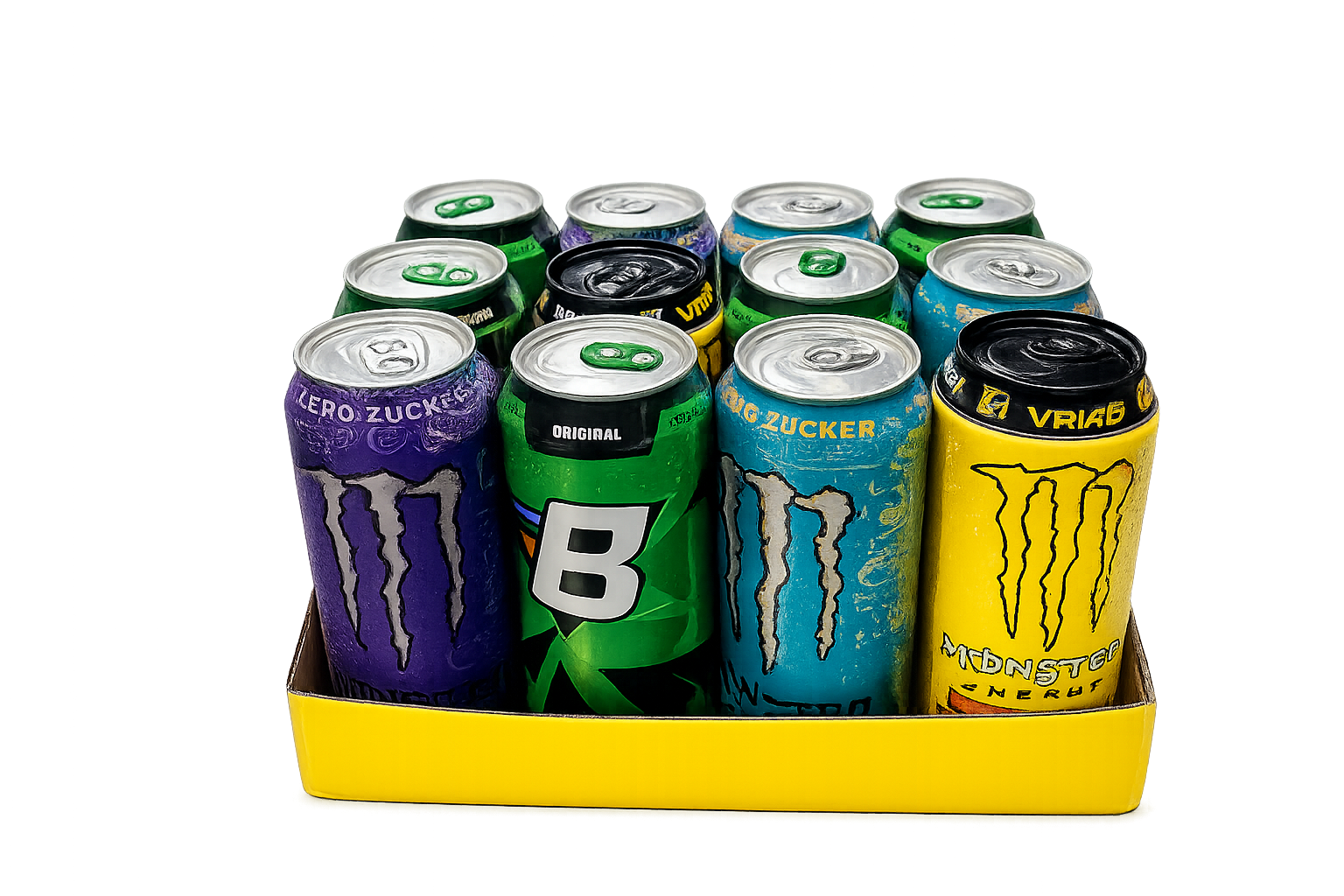 Pack surprise – Boissons énergétiques assorties 12 x 500 ml - 12 x 0,5 L