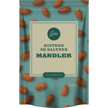 GESTUS AMANDES RÔTIES/SEL 120 G