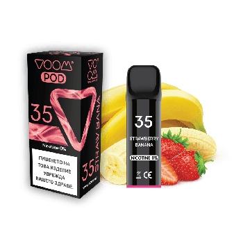 VOOM POD 35 Strawberry Banana  2 ml - 0% nicotine
