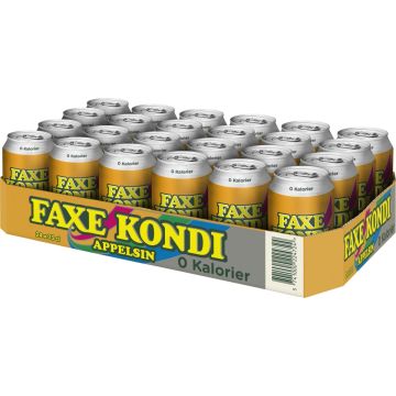 Faxe Kondi Orange 0 K  24 x 330 ml
