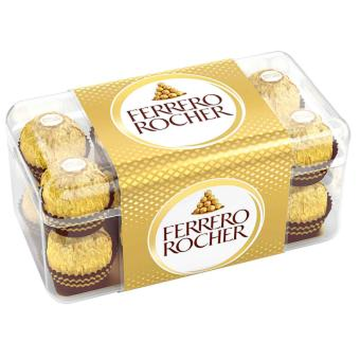 Ferrero Rocher 16 pièces – chocolats pralinés aux noisettes