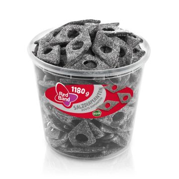 Red Band Salzdiamanten 100 pièces réglisses en forme de diamant sucrées-salées