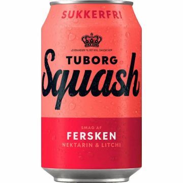 Tuborg Squash Peach sugar free