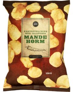 CHIPS GESTUS MANDEHØRM 150 G
