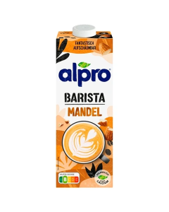 Alpro Boisson aux Amandes Barista pack de 8 – alternative végétale au lait d’amande pour café