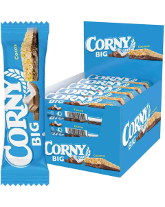 Corny Big Coconut 24x50g barres muesli noix de coco chocolat
