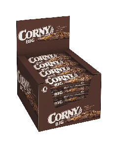 CORNY BIG Chocolate Cookies 24×50g avec céréales complètes, cacahuètes, cookies et chocolat noir