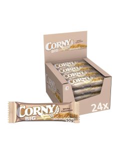 CORNY BIG White 24×40g avec céréales complètes et chocolat blanc