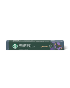 Capsules Starbucks Espresso Roast pour Nespresso – espresso intense et corsé avec notes torréfiées profondes
