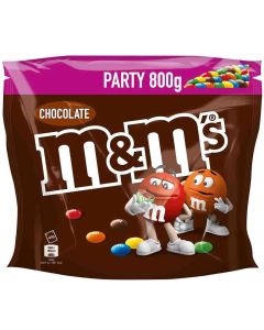 M&M’s Chocolate Party Pack 800 g – billes de chocolat au lait colorées