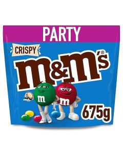 M&M’s Crispy XXL 675 g – bonbons chocolat croustillants et colorés