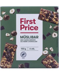 Müslibars  Choko/Noisettes 6 pcs