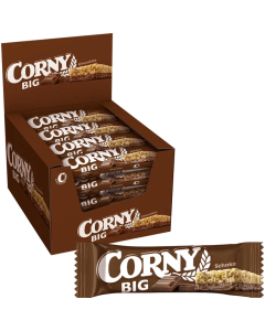 Corny Big Schoko 24x50g barres muesli céréales complètes cacahuètes chocolat