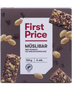 Müslibars  choko/peanut 6 pcs