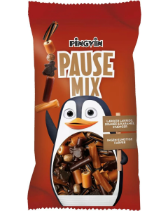 “Pingvin Pause Mix Display assortiment réglisse, gommes fruitées et bonbons à mâcher