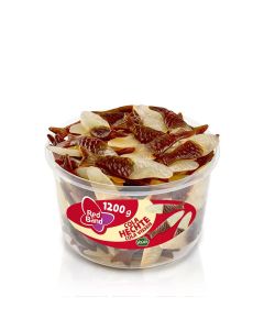 Red Band Cola Hechte bonbons gélifiés en forme de poisson au goût cola intense