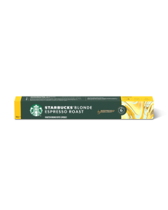 Starbucks Blonde Espresso Roast capsules for Nespresso – smooth balanced espresso with sweet notes