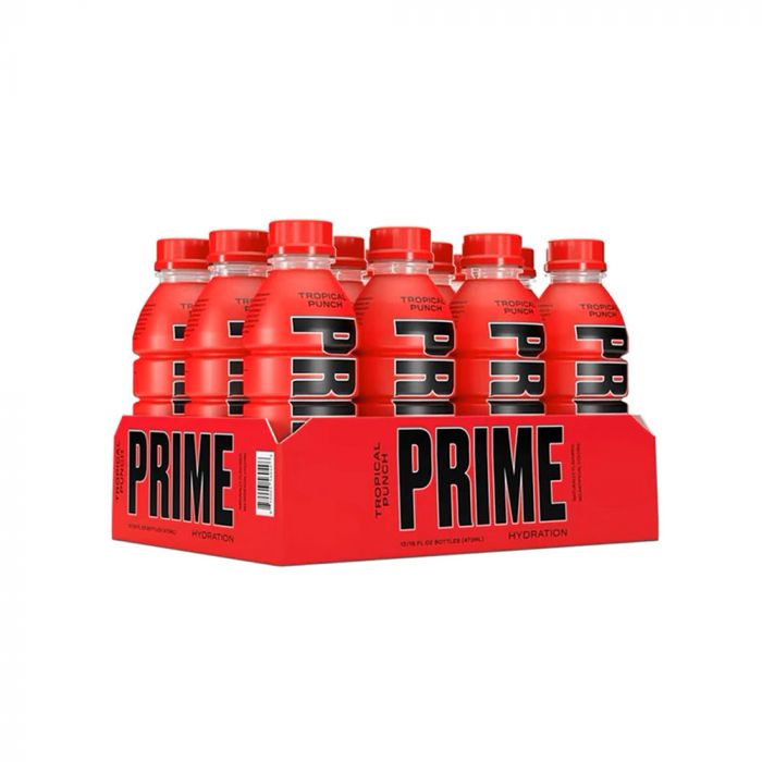 PRIME Tropical Punch - 12x500ml Flasche - Erfrischendes Getränk