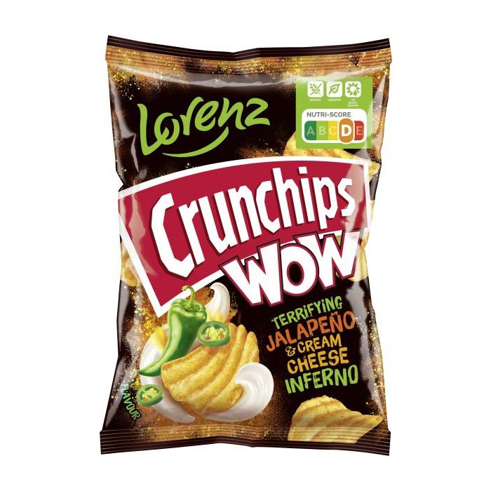 Lorenz Crunchips WOW Jalapeño & Cream Cheese Lorenz Crunchips WOW Jalapeño & Cream Cheese