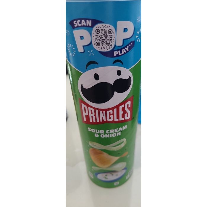 Pringles Creme Fraiche & Løg Pringles Creme Fraiche & Løg
