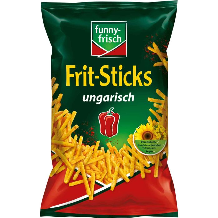 funny-frisch Frit-Sticks Paprika på Ungarsk Vis funny-frisch Frit-Sticks Paprika på Ungarsk Vis