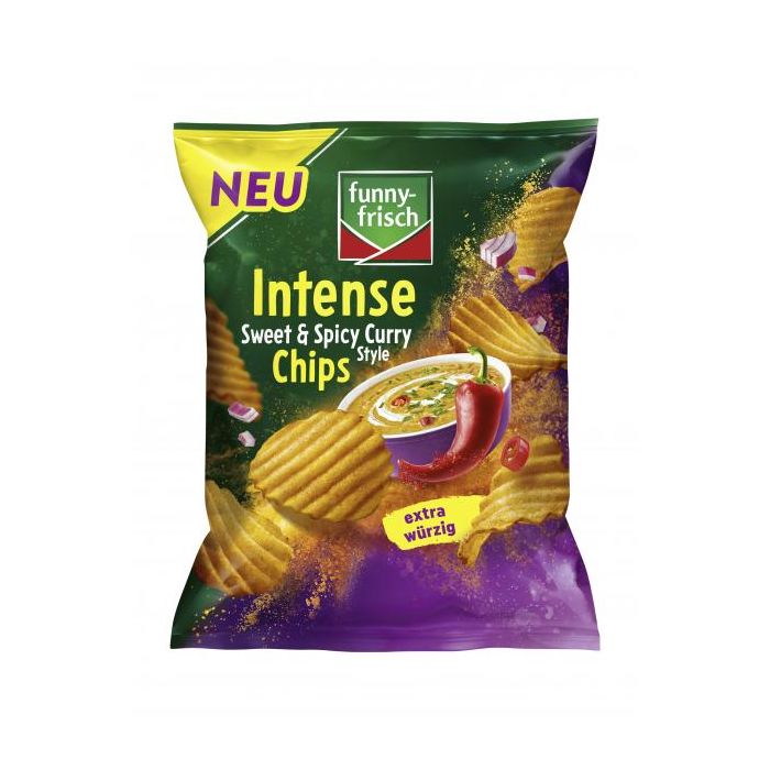 funny-frisch Chips Intense Sødt-Krydret Karry funny-frisch Chips Intense Sødt-Krydret Karry