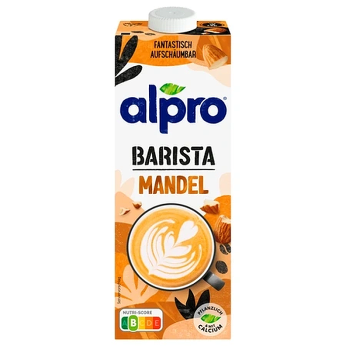 Alpro Boisson aux Amandes Barista pack de 8 – alternative végétale au lait d’amande pour café Alpro Boisson aux Amandes Barista pack de 8 – alternative végétale au lait d’amande pour café