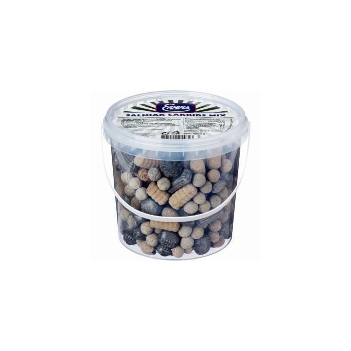 Evers Salmiak Lakrids Mix Display 1kg bonbons durs réglisse et salmiak