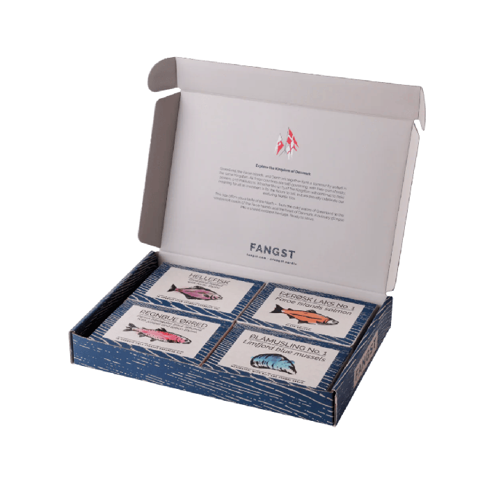 FANGST Kingdom of Denmark coffret cadeau fruits de mer nordiques préemballé