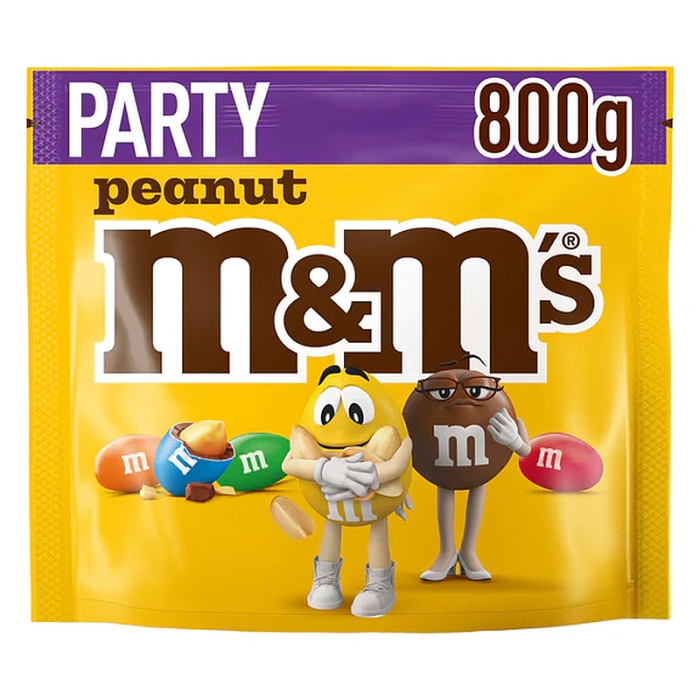 M&M’s Peanut Party Pack 800 g – chocolats aux cacahuètes colorés M&M’s Peanut Party Pack 800 g – chocolats aux cacahuètes colorés