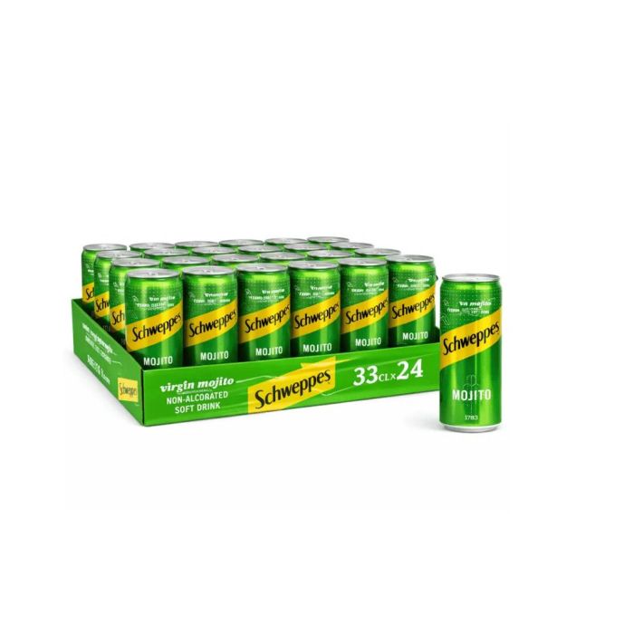 Schweppes Mojito 330 ml sleek dåse Schweppes Mojito 330 ml sleek dåse