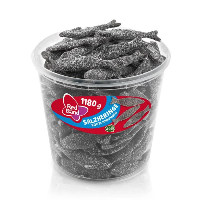 Red Band Salzheringe 1180g harengs réglisse sucrés-salés au goût intense