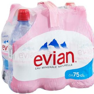 EVIAN Eau sport - 6 x 0.75 L