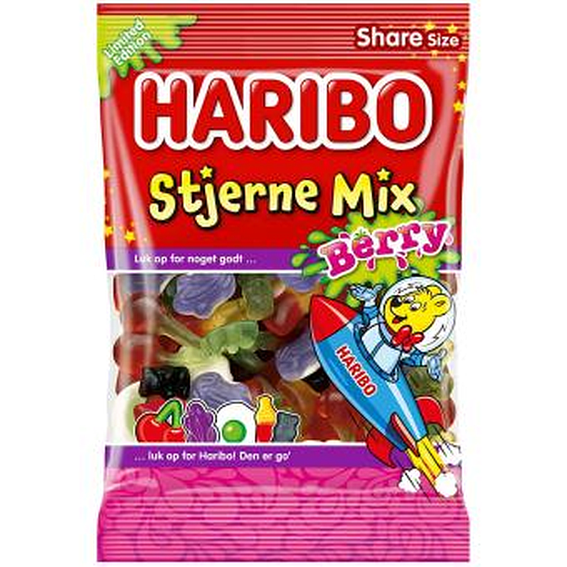 Haribo Stjerne Mix Berry - 10 x 40g