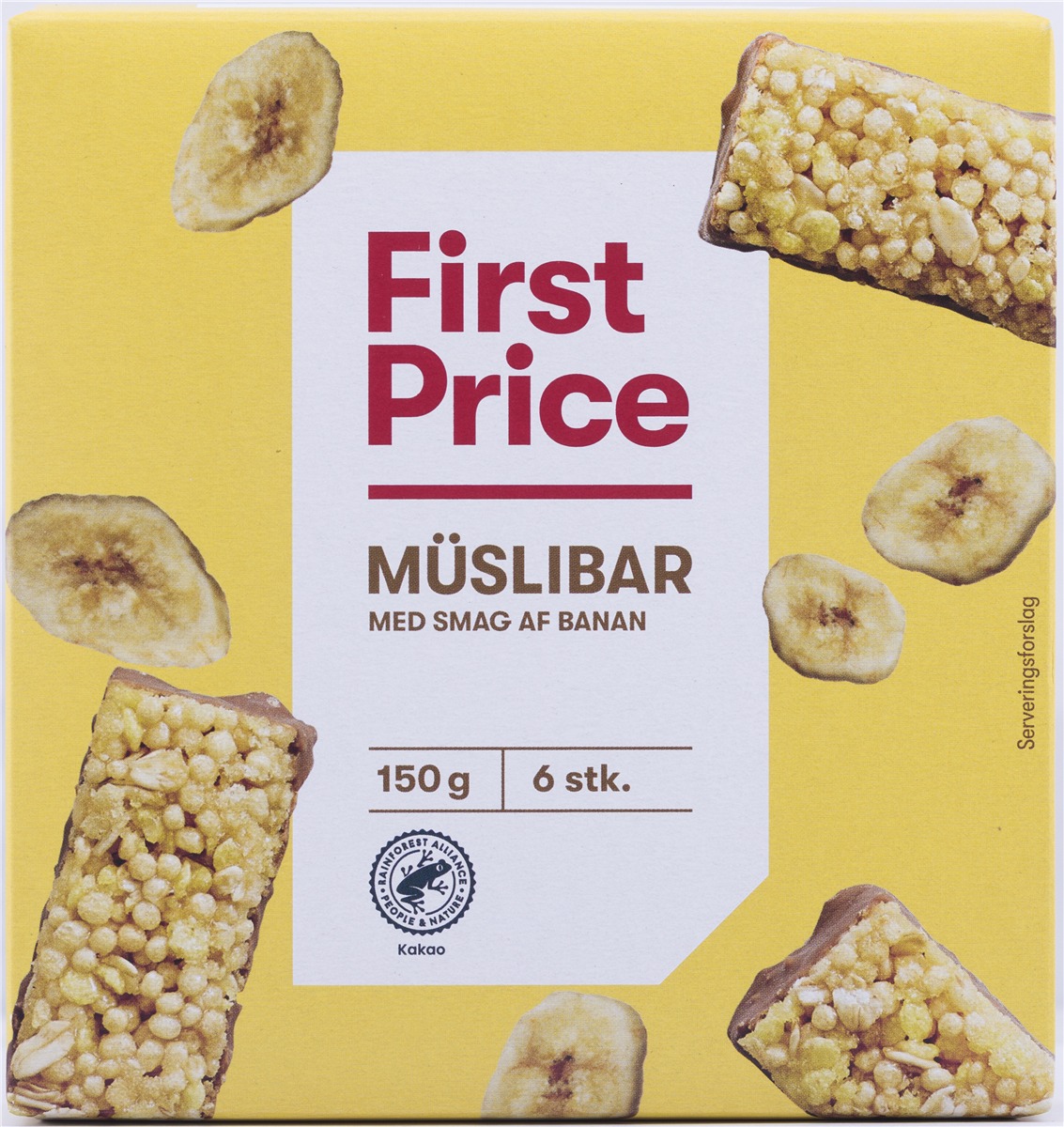 Müslibars choko/banan 6 pcs - 150 g